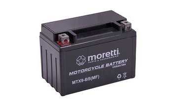 Akumulator AGM MTX9-BS Moretti GTX9-BS ETX9-BS CBTX9-BS YTX9-BS WTX9-BS