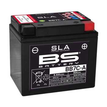 BS akumulator BB7C-A (FA) (YB7C-A) 12V 8Ah Yamaha TW 125 99r TW 200 87-15r