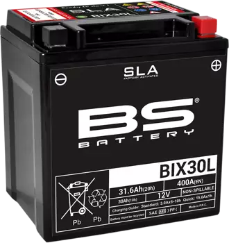 BS akumulator BIX30L (YTX30L) 12V 30Ah Arctic Cat CF Moto Polaris Harley