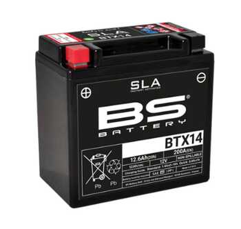 BS akumulator BTX14 (FA) (YTX14-BS) 12V 12Ah Aprilia Bimota BMW