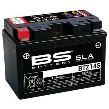 BS akumulator BTZ14S (FA) (YTZ14S) 12V 11,2Ah BMW Honda KTM Yamaha Triumph