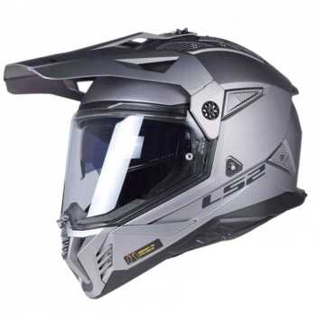 Kask LS2 MX702 Pioneer II Matt Titan homologacja 22.06