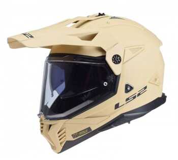 Kask LS2 MX702 Pioneer II Solid Matt Desert homologacja 22.06