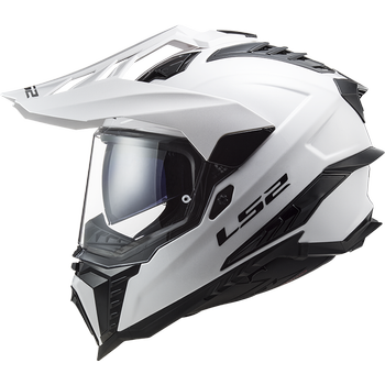 Kask crossowy LS2 MX701 EXPLORER SOLID WHITE