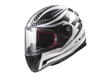 Kask integralny LS2 FF353 Rapid Carborace White Black