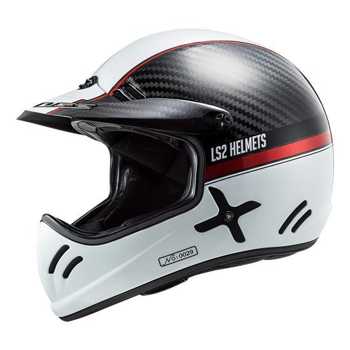 Kask ls2 mx471 xtra yard carbon white red