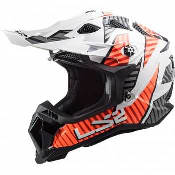 Kask ls2 mx700 subverter evo astro white orange