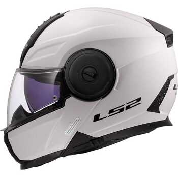 Kask szczękowy LS2 FF902 Scope II Solid White homologacja ECE 22.06