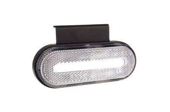 Lampa Obrysowa Obrysówka Biała 6Led 10-30V E9 IP67