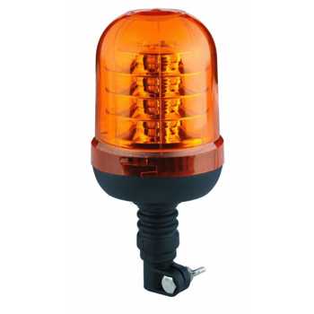 Lampa błyskowa 24Led*3W elastyczny trzpień 12V/24V