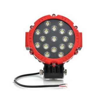 Lampa robocza czerwona halogen 17led 12-24v 3825lm