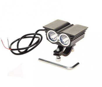 Lampa rowerowa 2x led kształt sowa 12v-80v 3000 lm