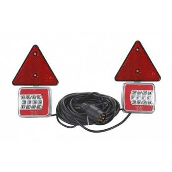 Lampa tylna LED 5-Funkcji 2x25Led 12-24V 2 Sztuki