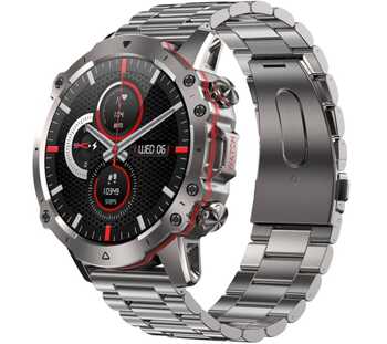 Smartwatch zegarek męski Rubicon RNCF18 tryby sportowe puls kroki SMS alarm