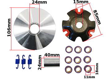 Wariator 4t 125 gy6 tuning Romet Adventure 10g