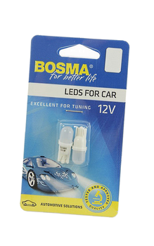 Żarówka BOSMA 12V 1*LED STANDARD T10 biała 6000K