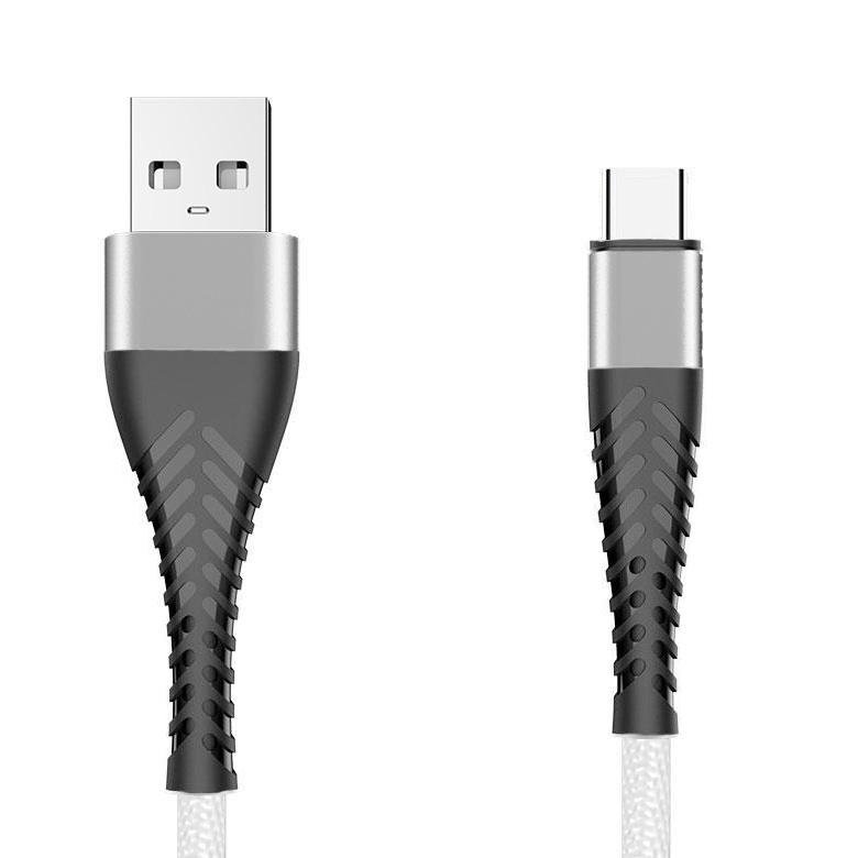 Wzmocniony Kabel Spider Usb Typ C M Bia Y Sklep Internetowy Motofree Pl