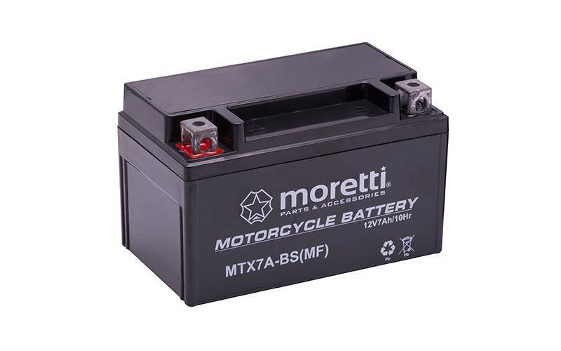 Akumulator AGM MTX7A-BS Moretti GTX7A-BS ETX7A-BS CBTX7A-BS YTX7A-BS WTX7A-BS