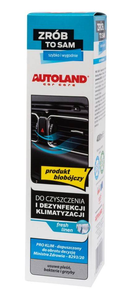 Autoland środek do czyszczenia i dezynfekcji klimatyzacji fresh 400ml