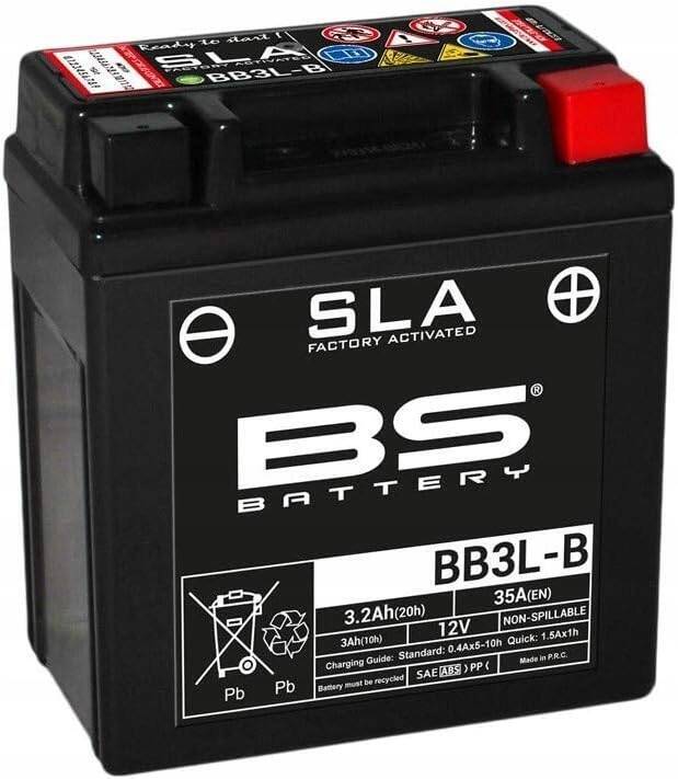 BS akumulator BB3L-B (FA) (YB3L-B) 12V 3Ah Kawasaki KH Yamaha DT XT RD YTM