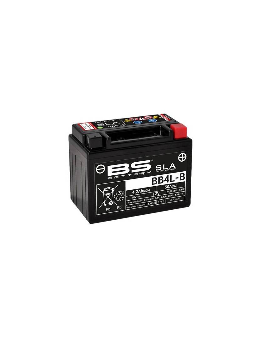 BS akumulator BB4L-B (YB4L-B) 12V 4Ah Aprilia RS 50 Kawasaki Suzuki Yamaha