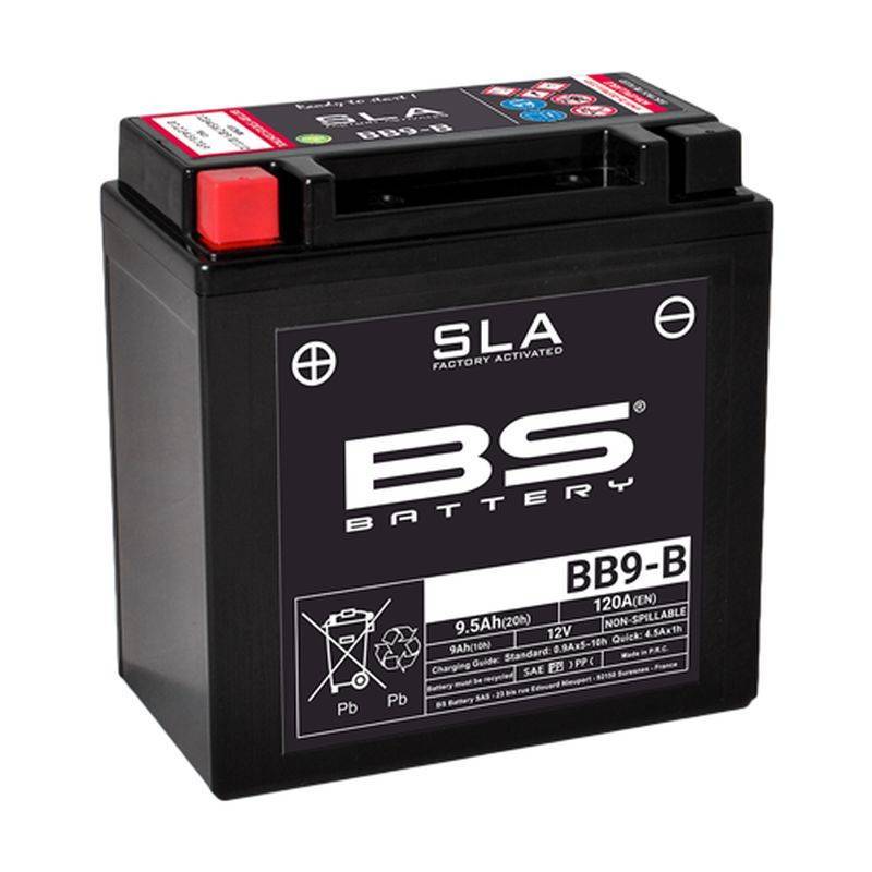 BS akumulator BB9-B (FA) 12V (YB9-B) 9Ah Piaggio Gilera Aprilia Derbi KTM