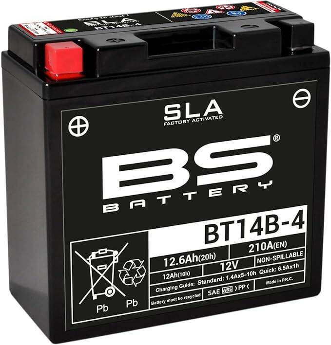 BS akumulator BT14B-4 (FA) (YT14B4) 12V 12Ah Yamaha FZS BT XVS FJR XV MT-01