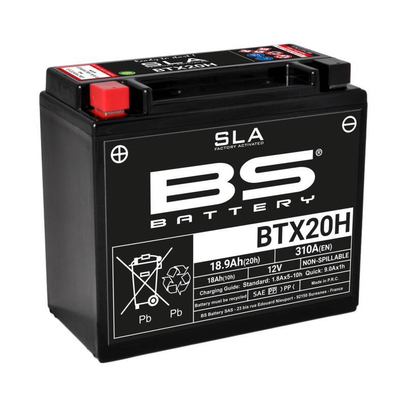 BS akumulator BTX20 (YTX20-BS) 12V 18Ah Polaris Arctic Cat Harley Buell