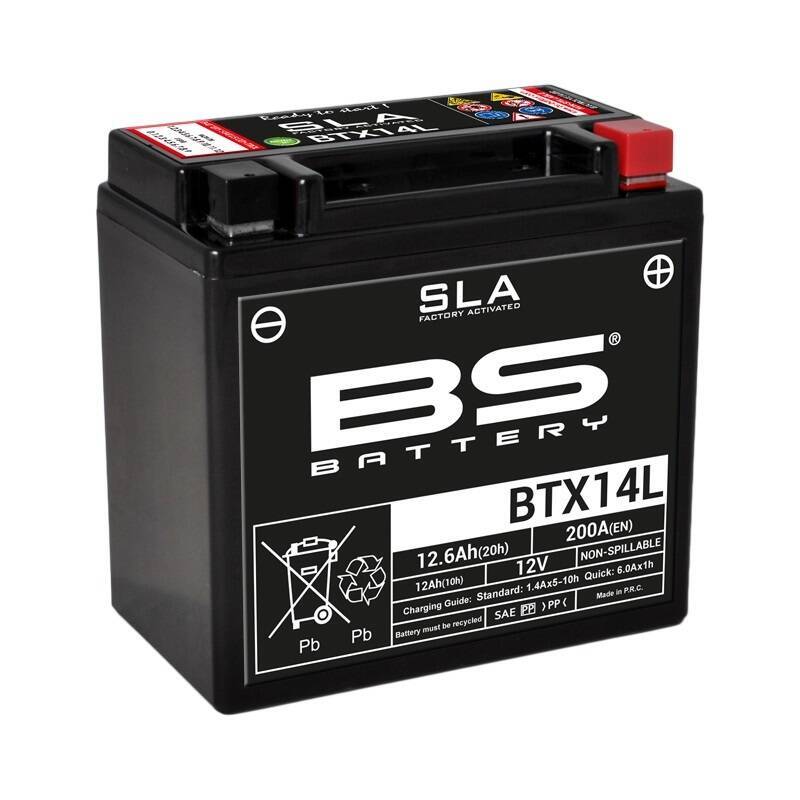BS akumulator SLA BTX14L (FA) (YTX14L-BS) 12V 12Ah Harley Davidson Buell