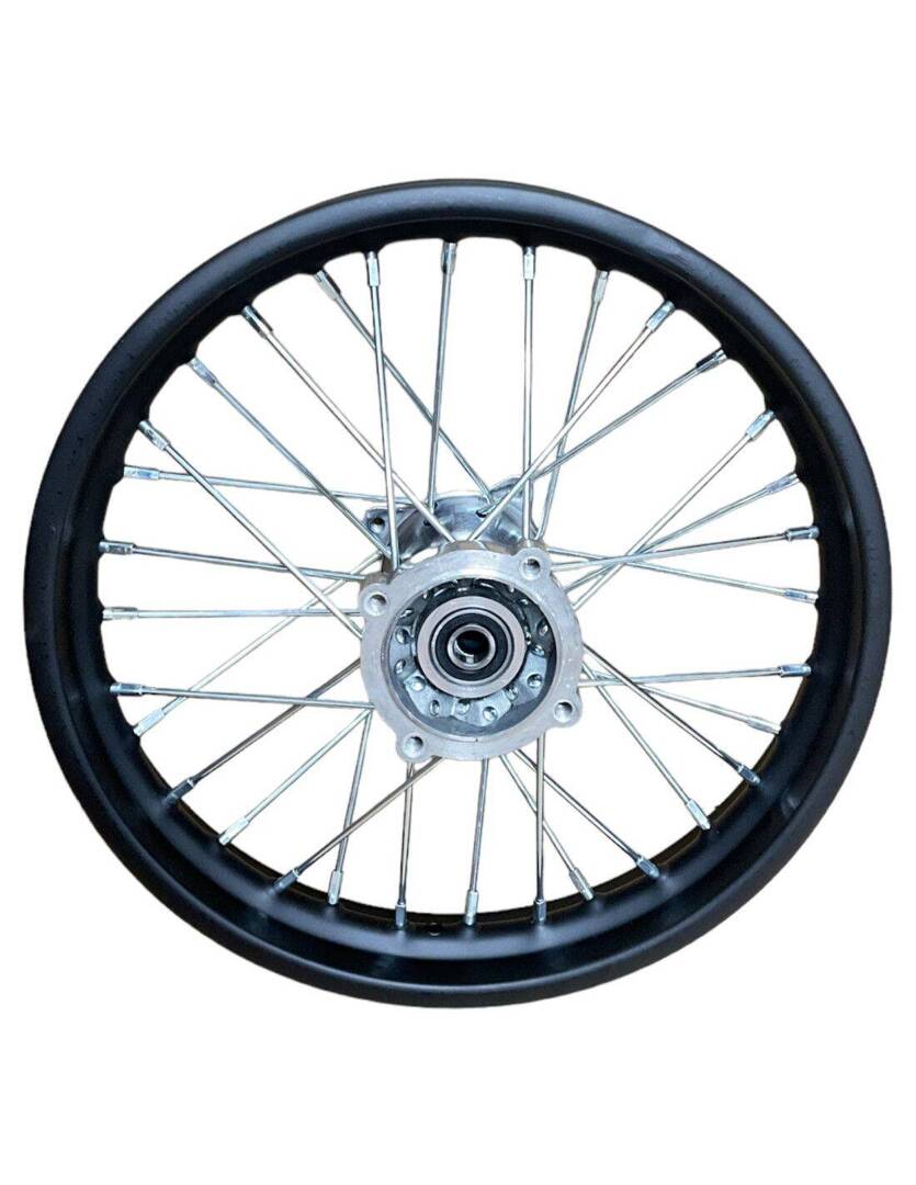 Felga 14 cali tył 1.85x14 stalowa pitbike Kayo TT 125 140 160 MRF 120 140