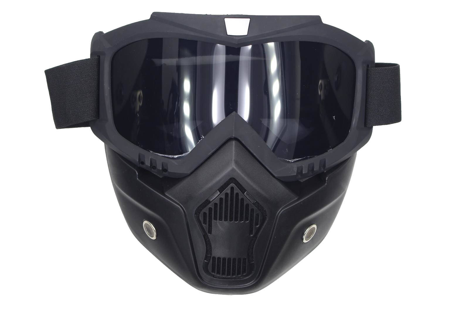 Gogle z maską rowerowe motocyklowe cross quad atv WB H-04