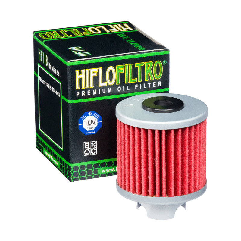 Hiflo filtr oleju hf 118 honda atc 125 86-87, trx 125 87-88, pit bikes