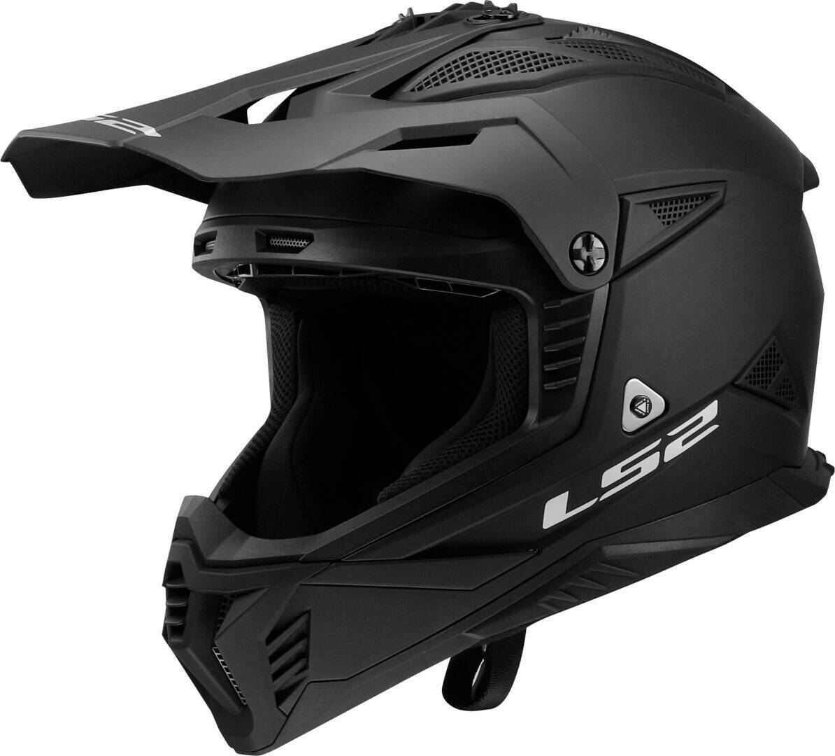 Kask crossowy LS2 MX708 Fast II Matt Black homologacja ECE 22.06