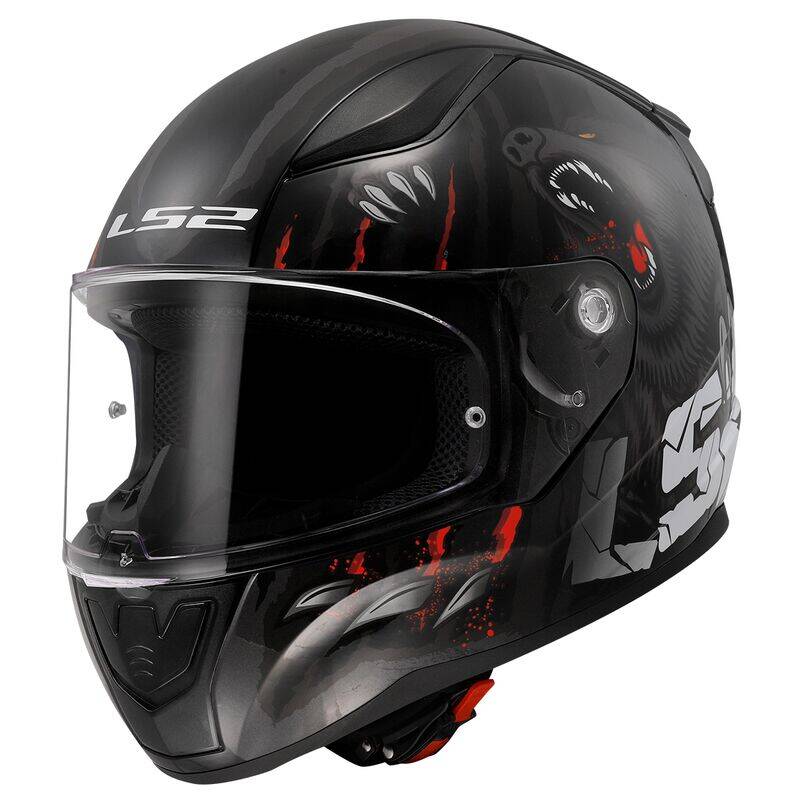 Kask integralny LS2 FF353 RAPID II CLAW BLACK homologacja ECE 22.06