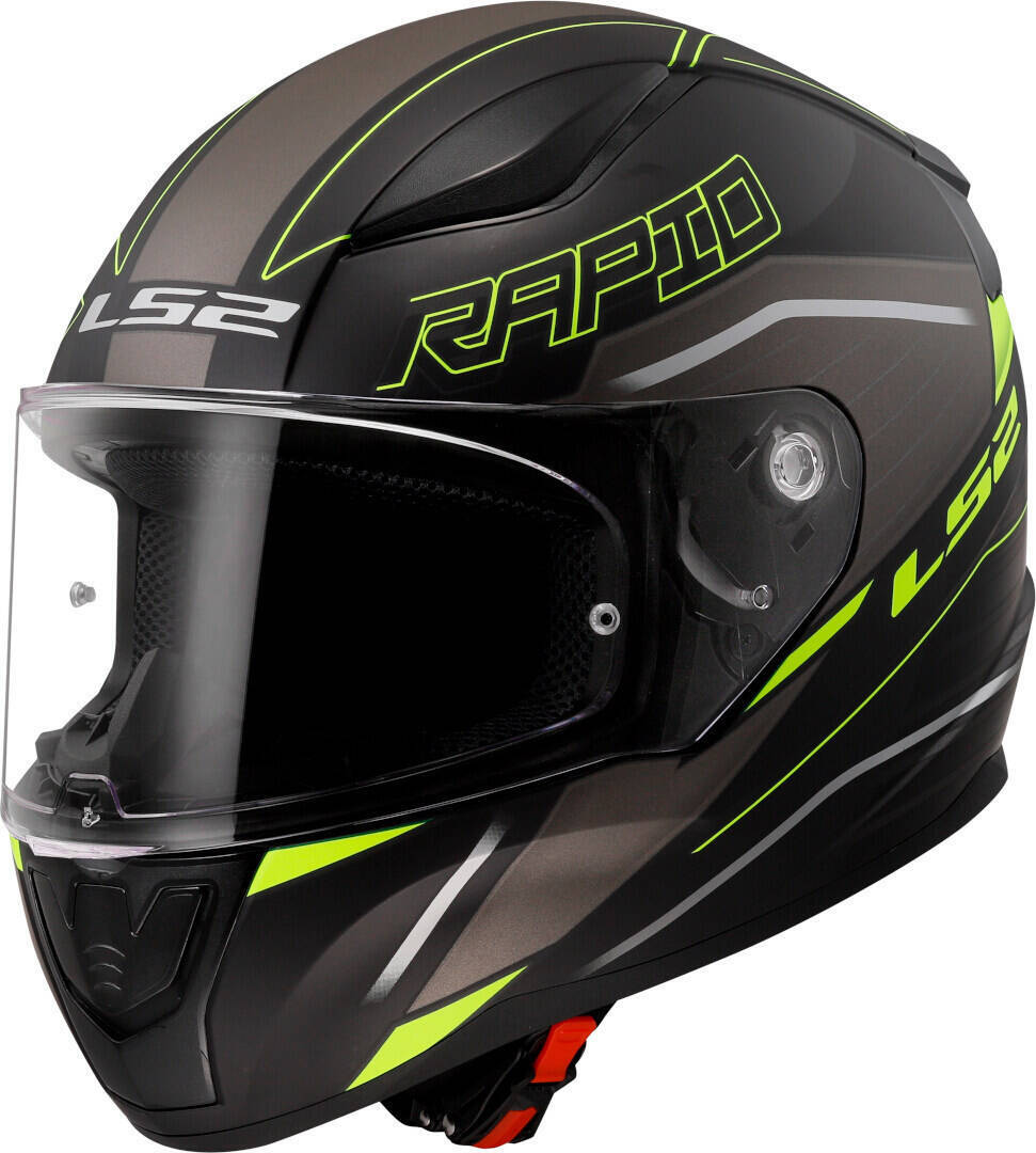 Kask integralny LS2 FF353 RAPID II ROKKU M.BL. H-V Y. homologacja ECE 22.06