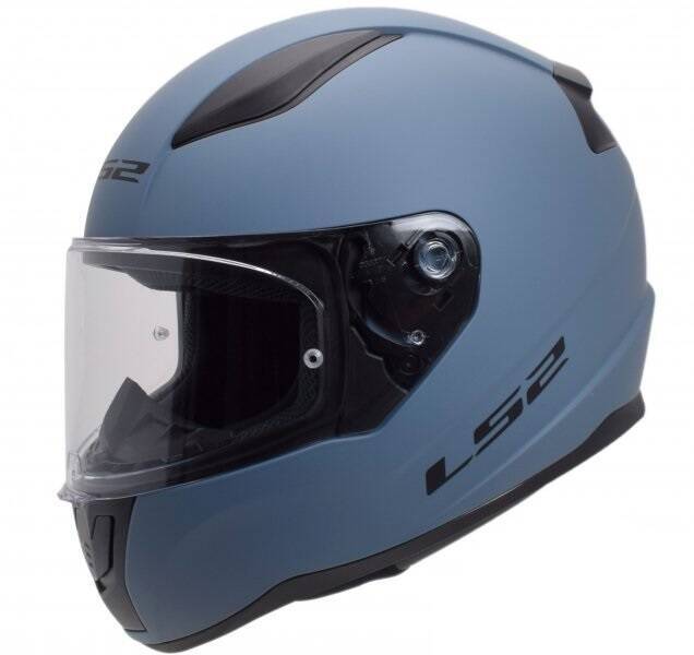 Kask integralny LS2 FF353 RAPID II SOLID M. MISTY BLUE homologacja ECE 22.06