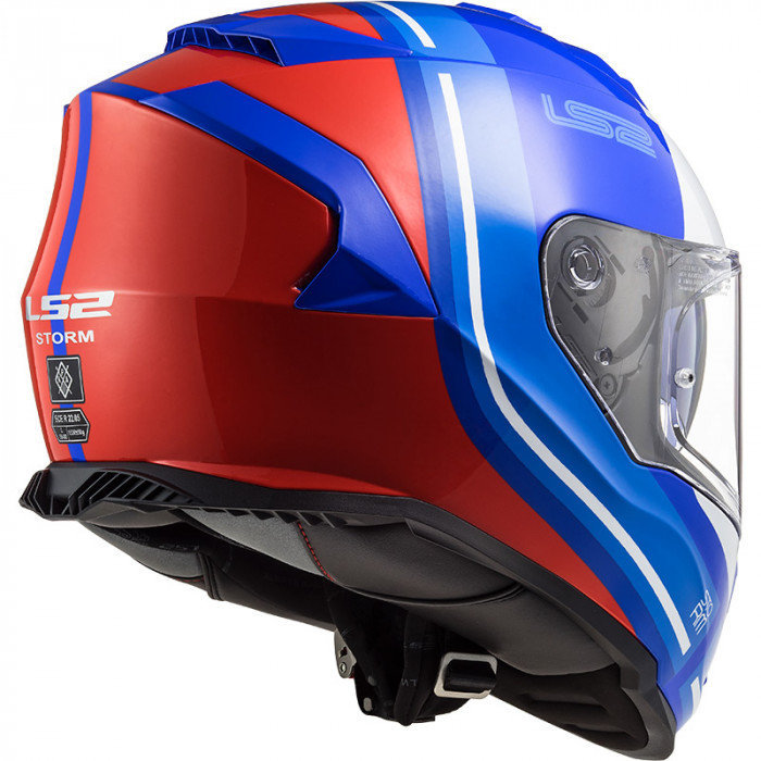 Kask integralny LS2 FF800 STORM SLANT BLUE RED