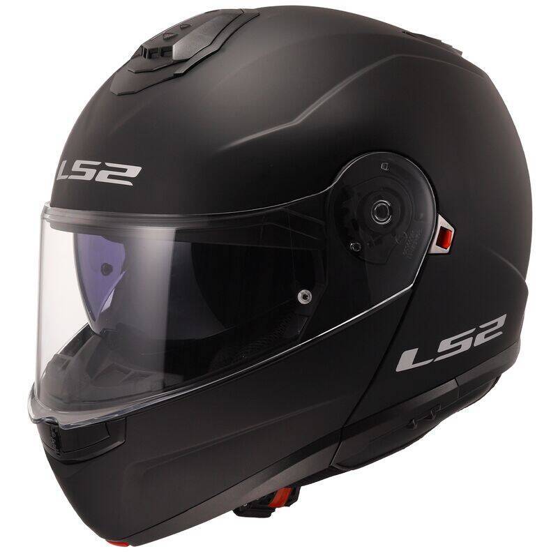 Kask szczękowy LS2 FF908 STROBE II SOLID MATT BLACK homologacja ECE 22.06