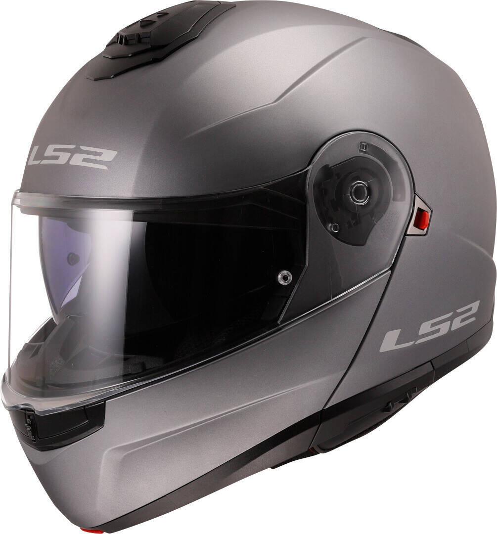 Kask szczękowy LS2 FF908 STROBE II SOLID MATT TITANIUM homologacja ECE 22.06