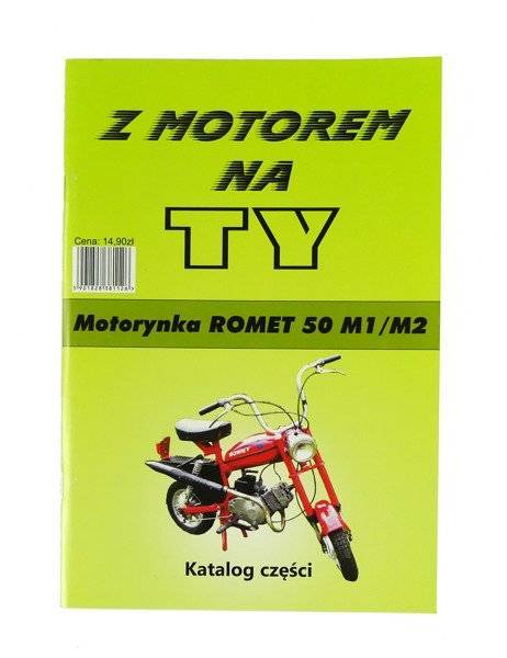 Katalog części schemat motorynka romet m1/m2 