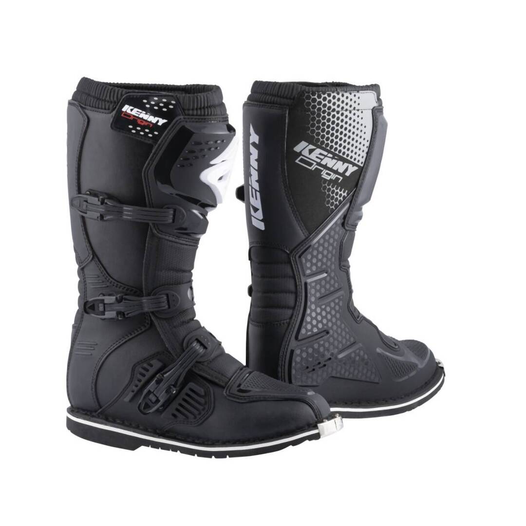 Kenny Racing Track buty motocyklowe cross enduro czarne 