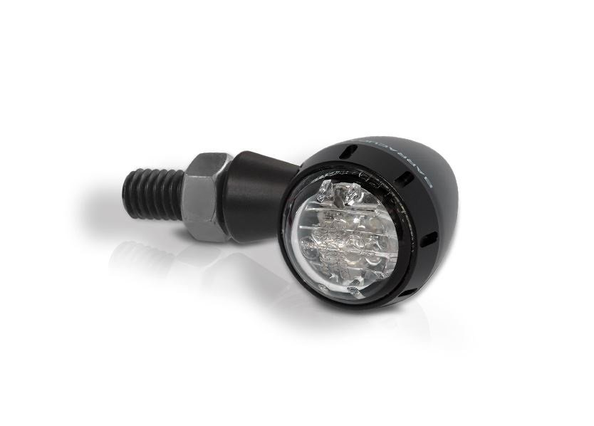 Kierunkowskazy S-LED B-LUX Czarne Barracuda Para