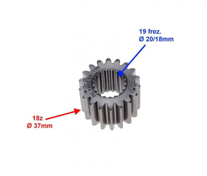 Koła zębatka na wał do SHINERAY XY125-10D