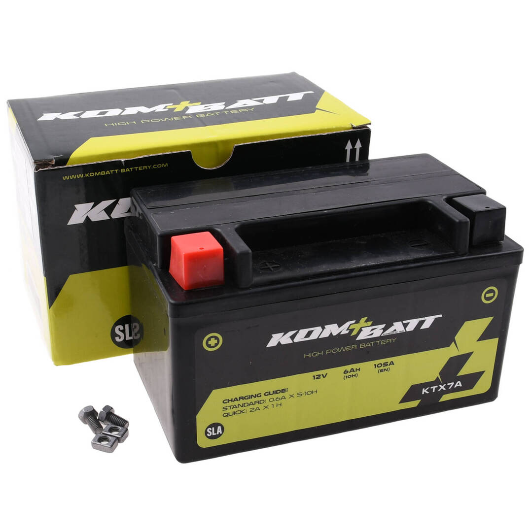 Kombatt akumulator 12V 6Ah AGM KTX7A-FA (CBTX7A-FA / YTX7A-FA / ETX7A-FA)