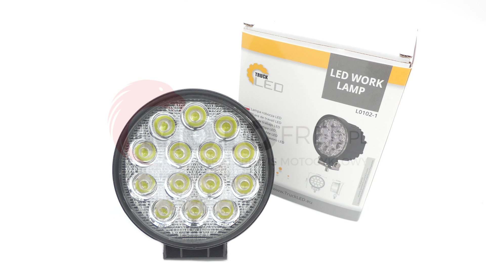 Lampa robocza 14led 40W 12-24v 2100lm halogen traktor kombajn koparka 