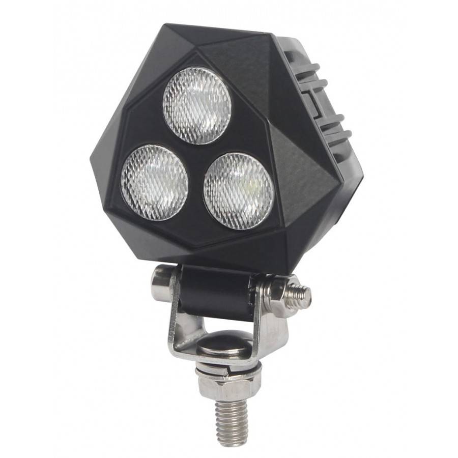 Lampa robocza 3LED trójkątna spot 9W 12-24V 911lm