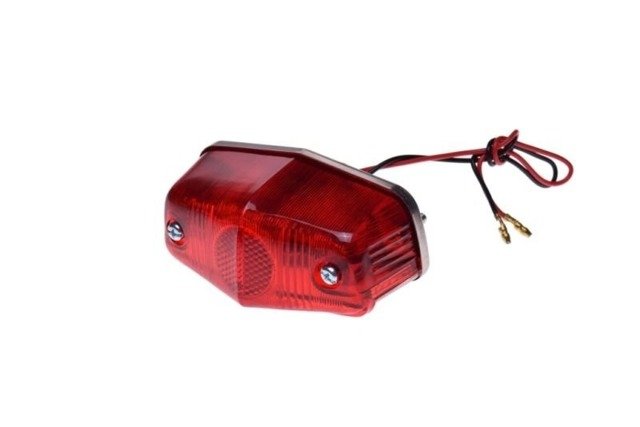 Lampa tył tylna czerwony klosz uniwersalna BAY15D (12V 23/8W) M5 x 0.8