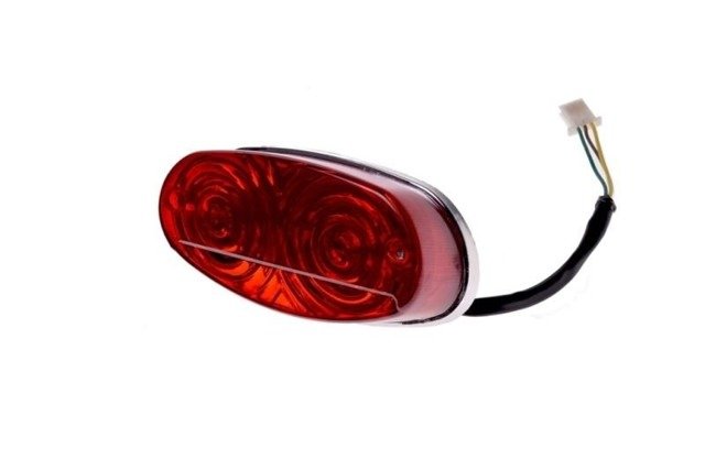 Lampa tył tylna uniwersalna atv 200 cross oldtimer