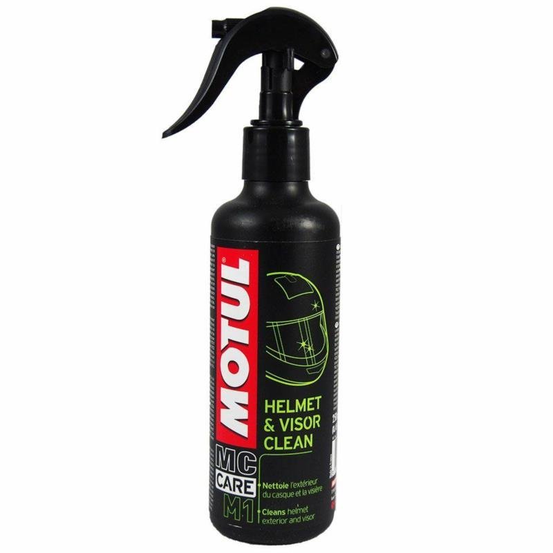 Motul m1 helmet visor clean konserwacja kasku