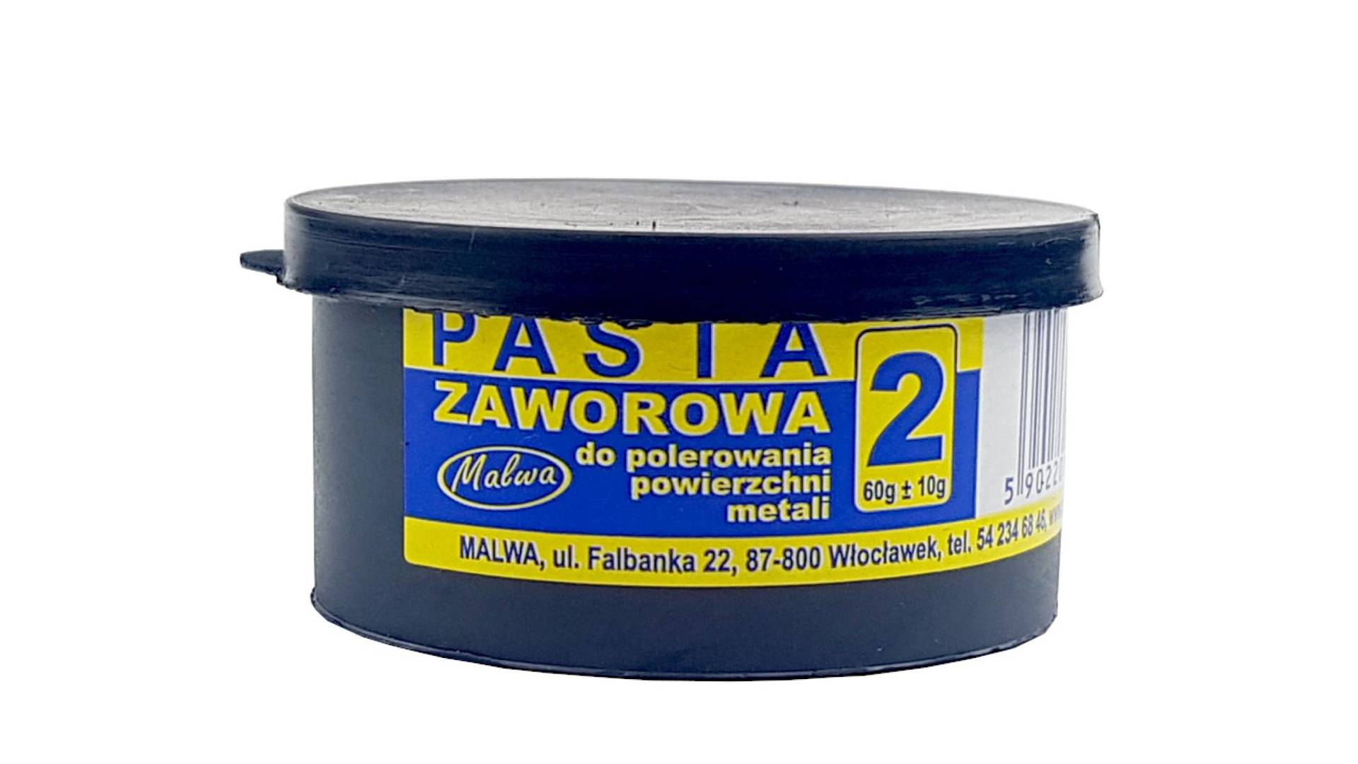 Pasta zaworowa 2 do polerowania metali 60g Malwa